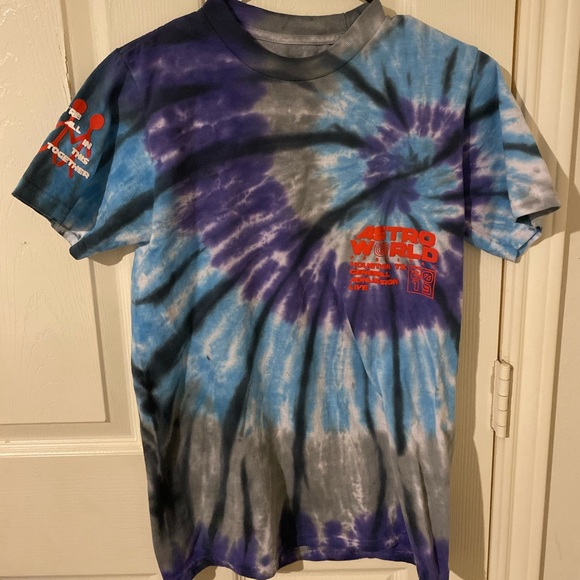 Travis scott tie dye t shirt Clearance